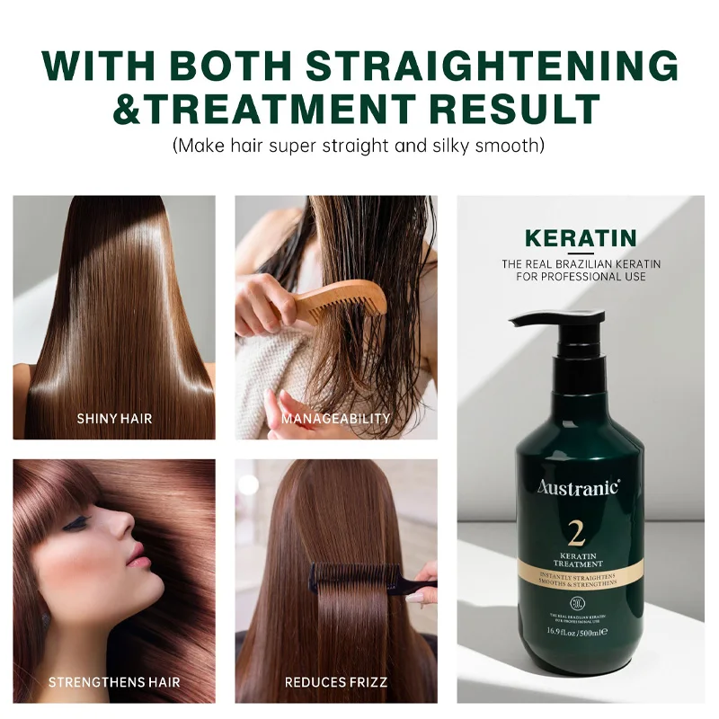 OEM Keratin Protein Hair Treatment Smoothing Moisturizing Nourishing for Salon Professional Use