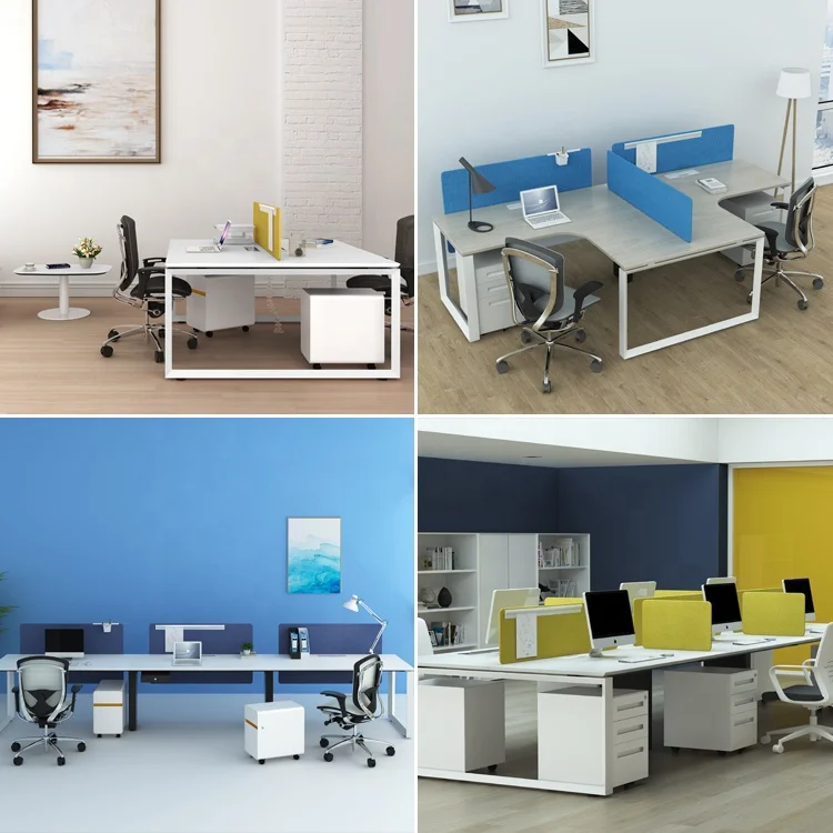 
Xinda Clover SLH Series 4 Seater Used Metal Office Furniture Modular Office Desk And Work Stations 
