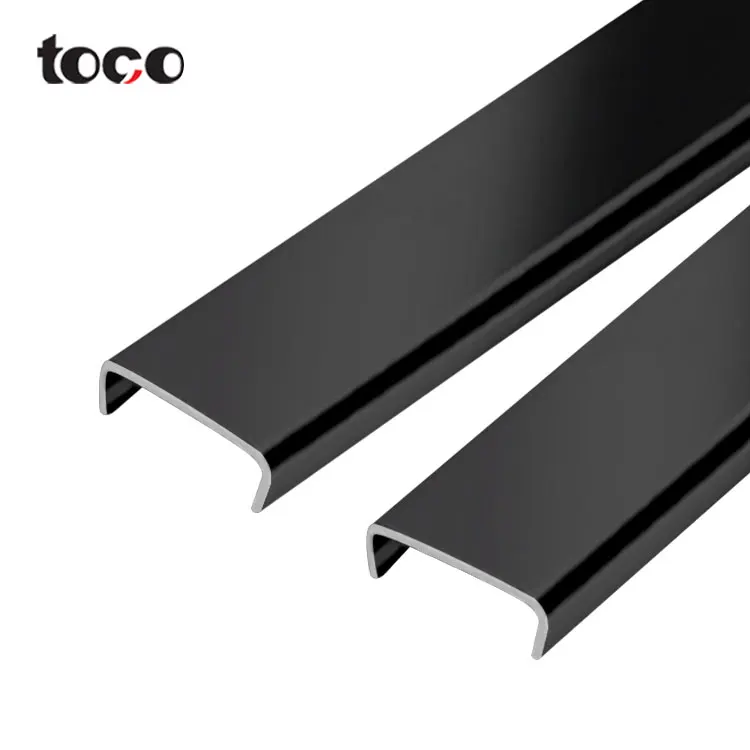 Toco 13mm Countertops Decorative U Trim Aluminum Colours Furnitures Edge Banding Tape