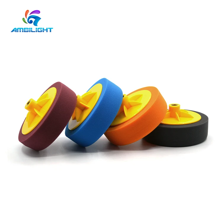 Stock Available Fast Effective M14 M16 Aluminum Thread Car Buffing Pad with Hexagonal Backing Plate for Car Buff