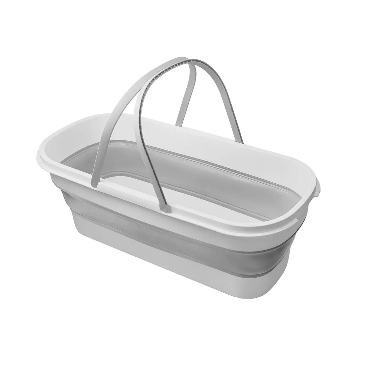 Outdoor Rectangle Shape Collapsible TPR Bucket Wholesale Portable Folding Plastic Household Cleaning BUCKETS Sustainable 1000pcs