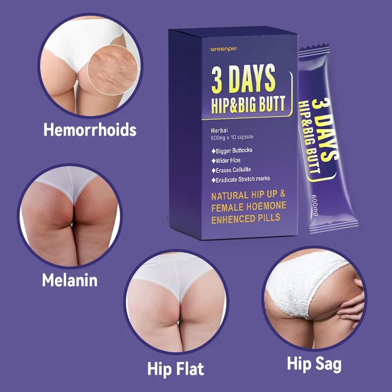 Greenpie  Private Label  ODM OEM Plump Hip Big Butt Firming Supplement Buttock Tea Herbal Plump Hips Tea