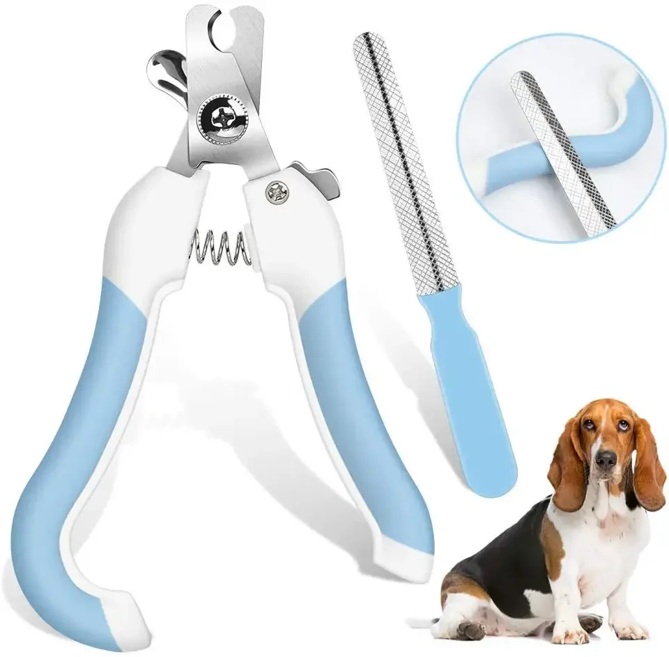 Hot Sale Professional Grooming Tool Pet Dog Cat Nail Clippers Trimmers with Free Nail File Useful Pet Nail Scissors