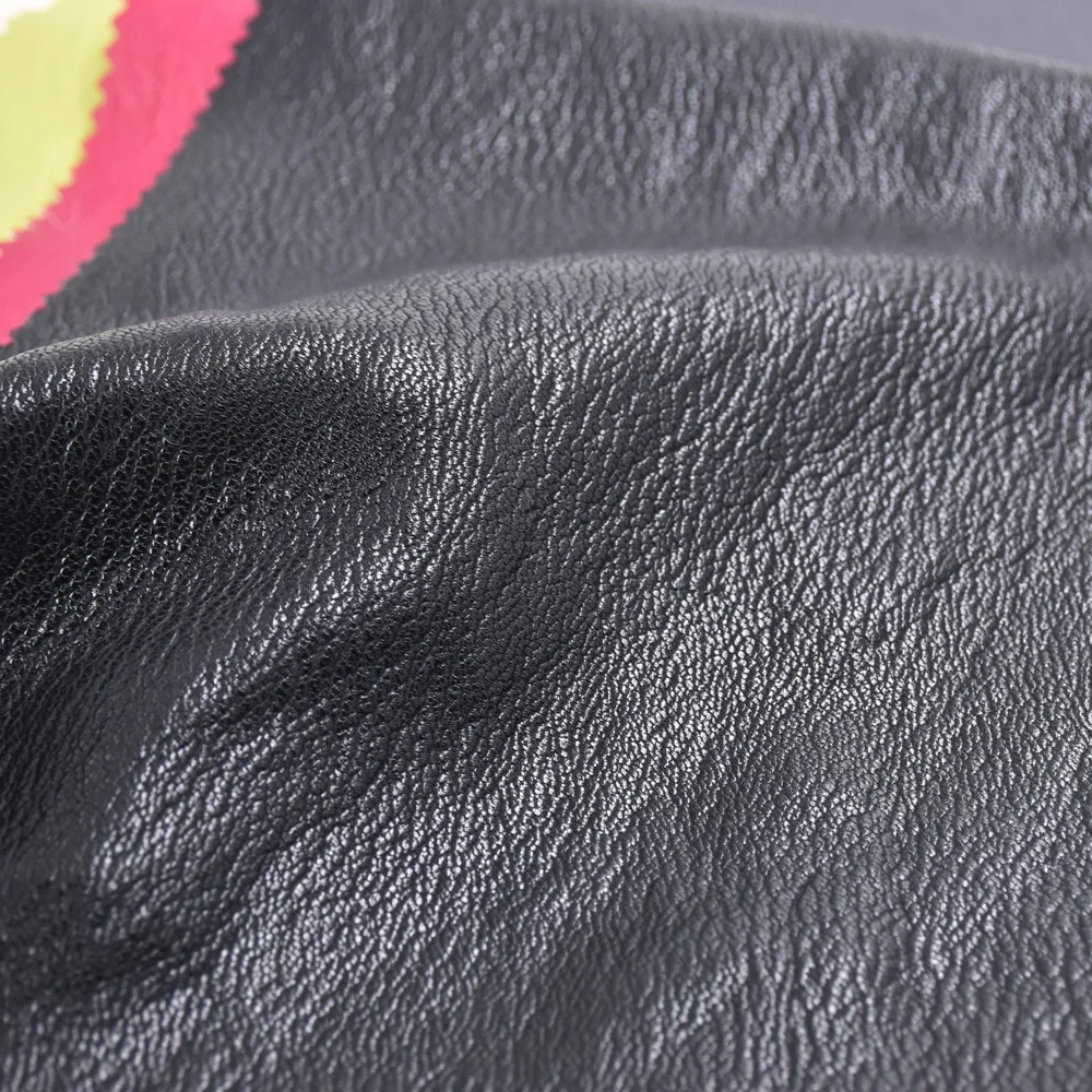 Free sample environmental friendly protein waterbase  protein pu leather products viscose backing recycled fabric for garment