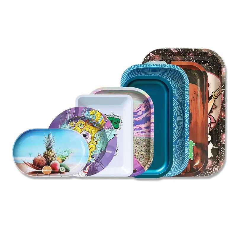 Hot Selling Cigarette Trays, Tinplate Tobacco Trays, Household Ashtrays for Germany Market