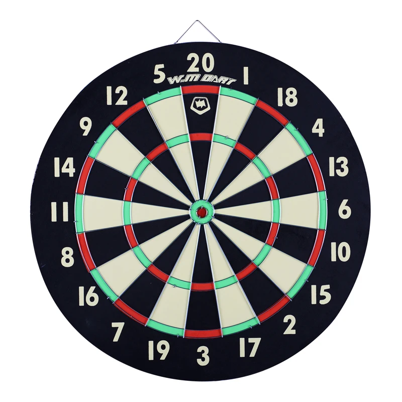 Win.max Paper Dartboard 18' 2-in-1 Dart Board Game Set with Six Included Steel Tip Darts Room Game Easy to Use