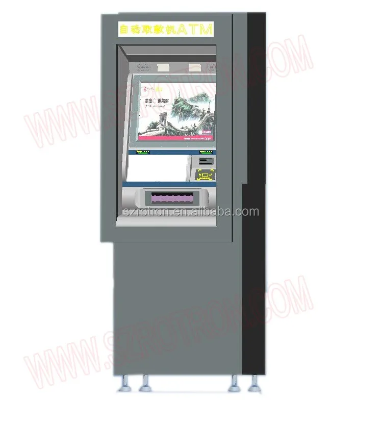 
New Design Wall Through Customized Full Function Bank ATM Machine 