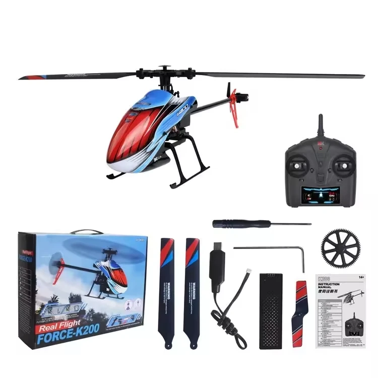 Factory price 4CH rc helicopter optical flow positioning distance about 80-100M kids remote control toy helicopter