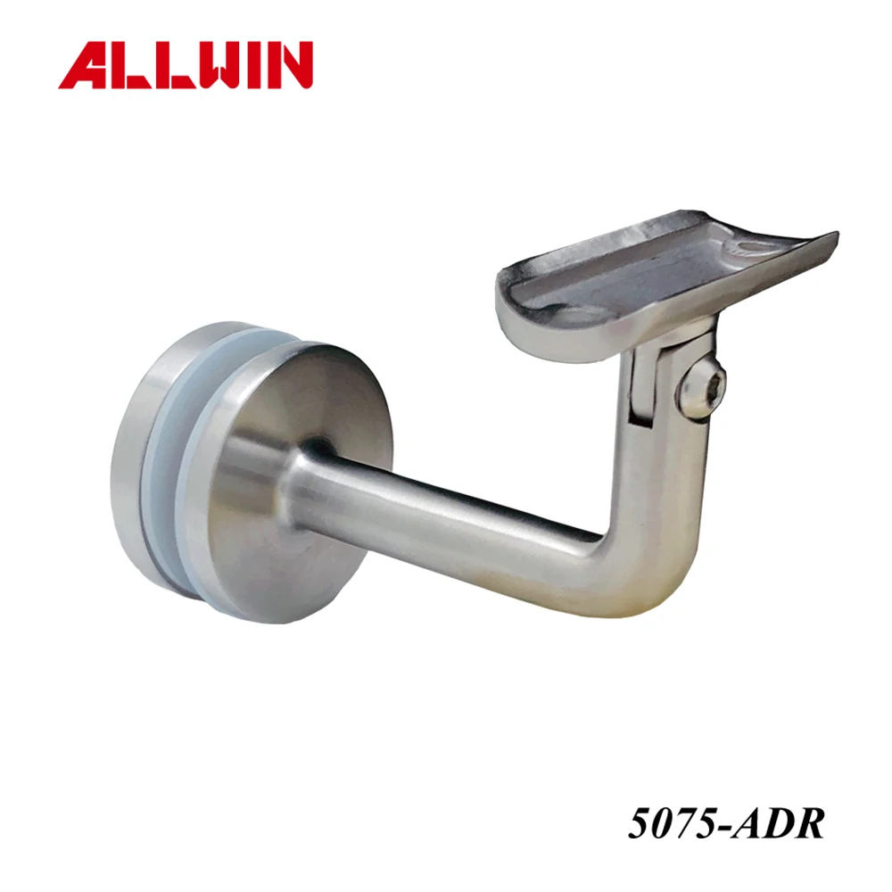 Нержавеющая сталь Матовый Черный Стеклянный кронштейн для полки с плоским кронштейном