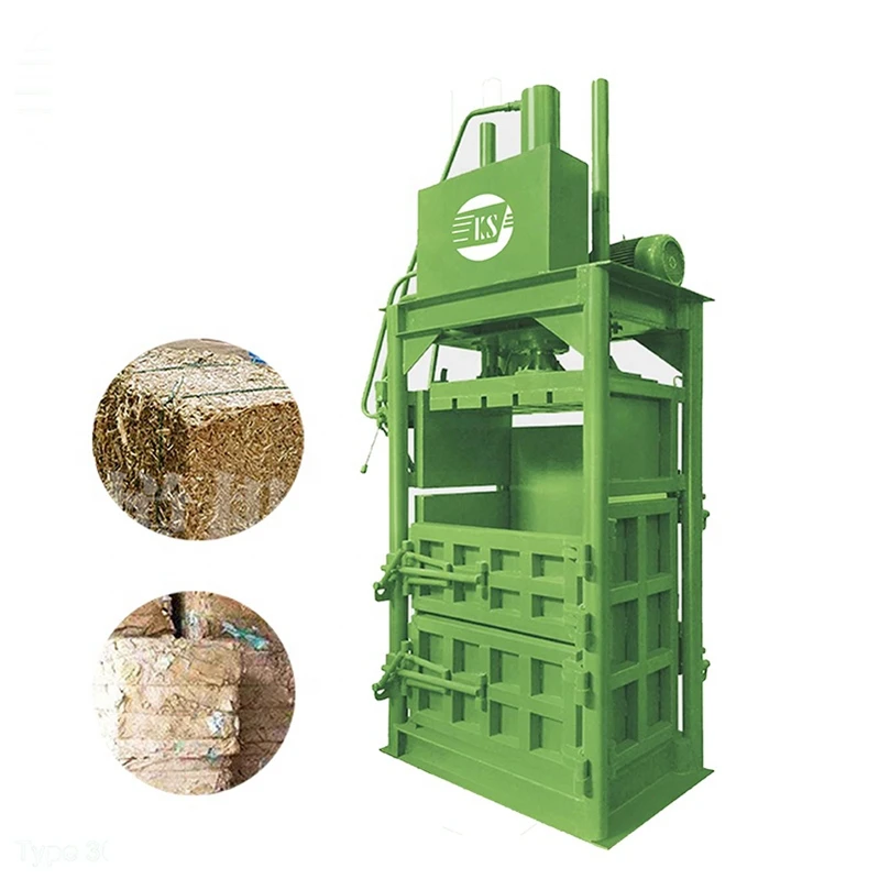 YJ-30 clothing press hydraulic vertical cardboard baler paper