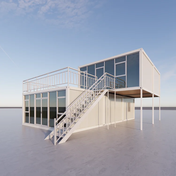 Container House Cabin  Prefabricated house modular home 20ft container house office flat pack prefab container home