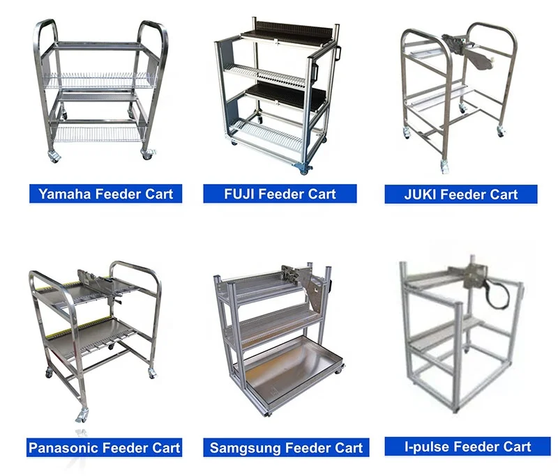 Hot sale Stainless steel CP feeder cart storage cart for samsung hanwha