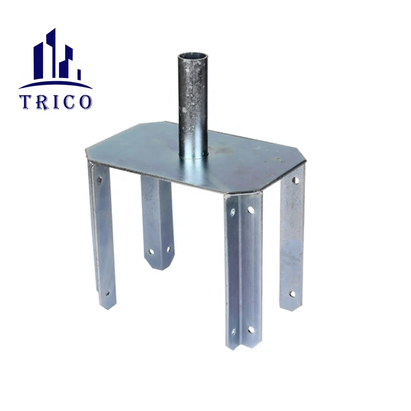 Timber H20 Beam Support 4 Way U Head Jack with Plate Scaffolding Prop Fork Head