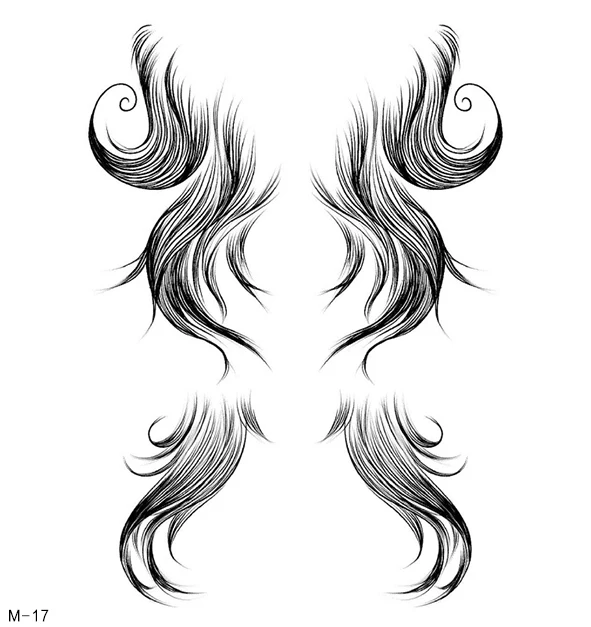 Hot sale custom temporary hair Temporary Hairline Tattoo