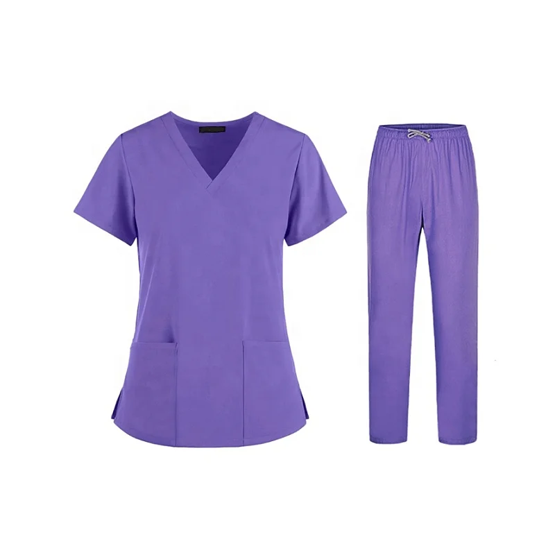 Wholesale Custom Design GECKO MASTER Nursing Short Sleeve Sets Women And Men Hospital Work Uniform Medical