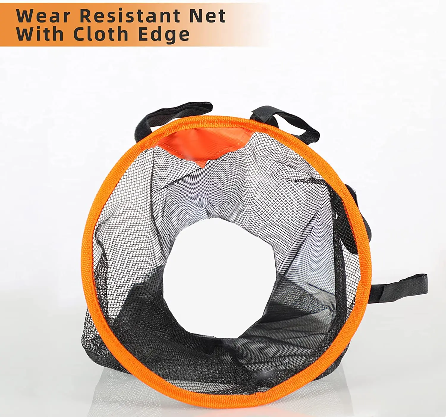 C Soccer Target Net Top Bins Easy Setup Soccer Target Goal for Accurate Shooting Training Diameter 11.8 and 15.7 Inch
