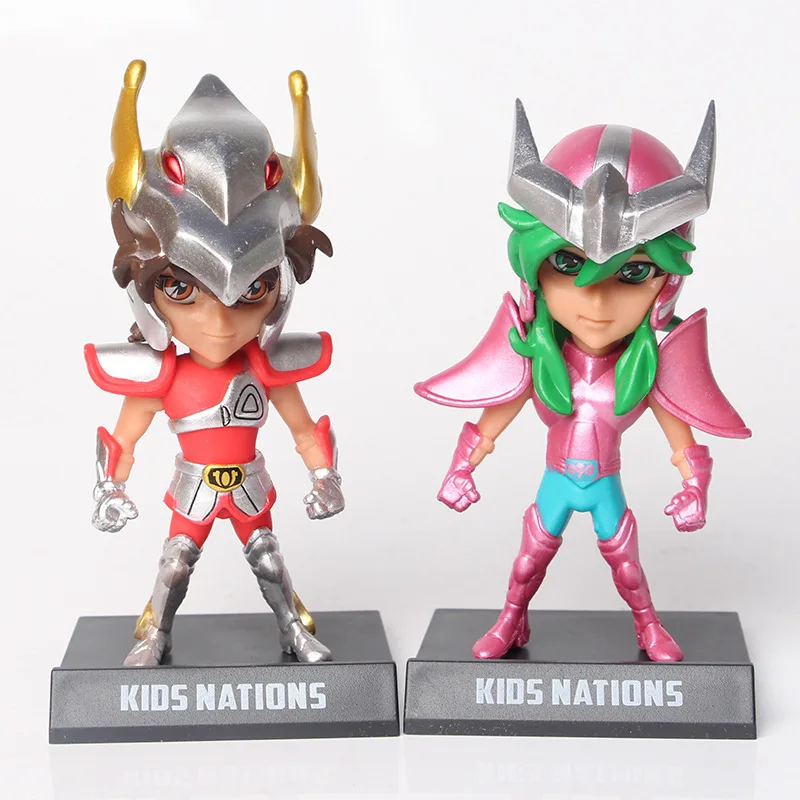 11cm Saint Seiya Figures 5pcs/set Manga Action Figures Cake Decoration