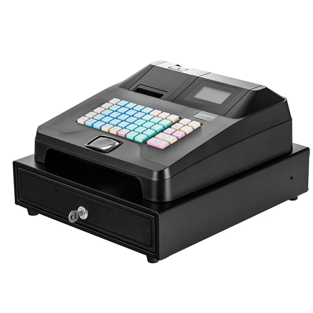 Купить магазин Настольный кассовый аппарат для оплаты купюр pos с двойным экраном производитель 58 мм Термопринтер цифровой