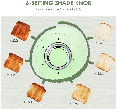 Бытовая кухонная техника на 4 ломтика современный умный сенсорный экран светодиодный дисплей электрический тостер для завтрака и