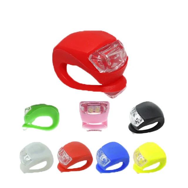 Waterproof Silicone Bike Light Bicycle Light Led Silicone Headlight And Taillight Mountain Bike Lights