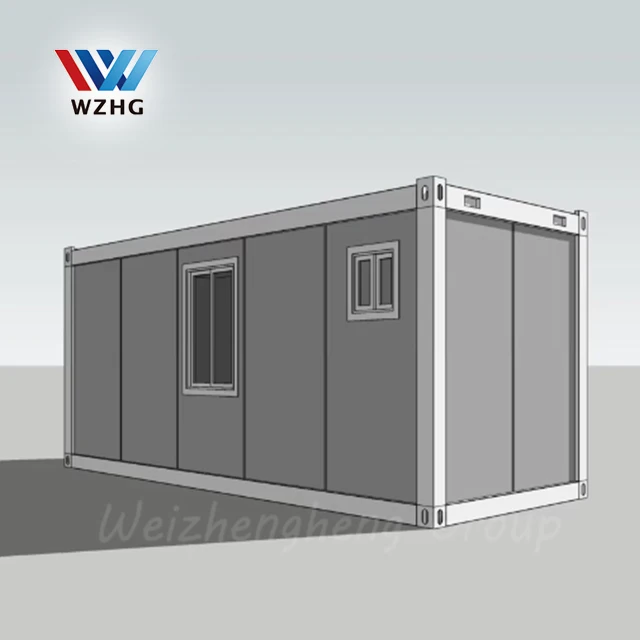 
Grounded floating prefab steel cabin 25m2 portable houses small mobile home unique mobile home 