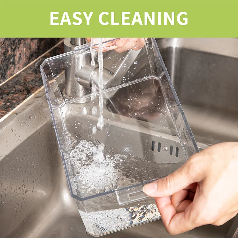 2 Pack Stackable BPA Free Frozen Fridge Refrigerator Organizer Food Storage and Container