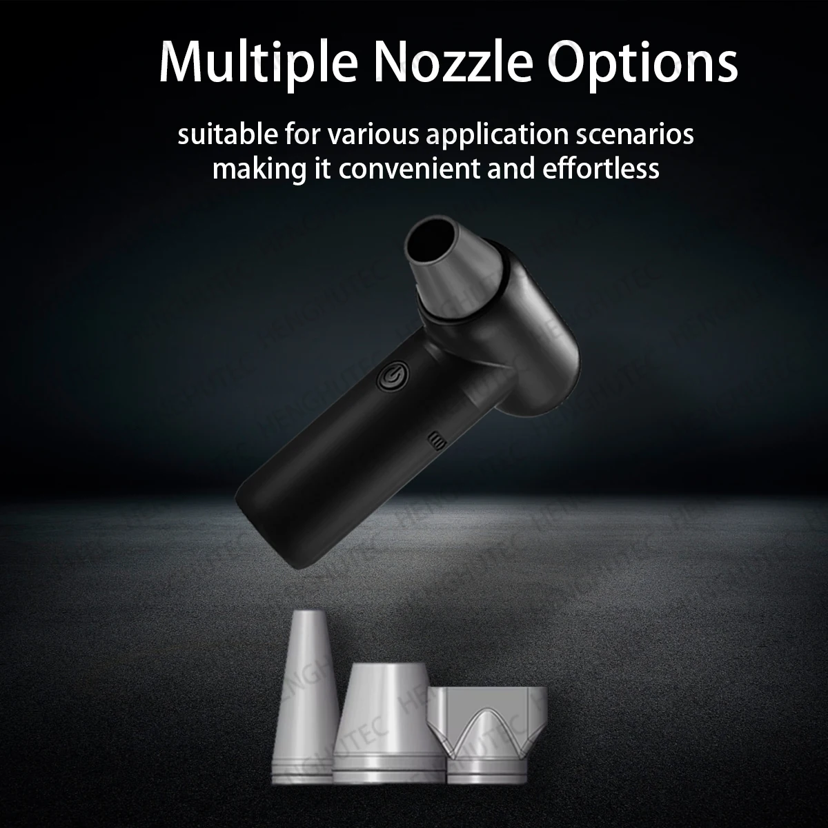 CycloneSweep Mini: Rechargeable Car Vacuum Cleaner with Brushless Turbo Fan - Powerful, Portable, for Quick Cleanup