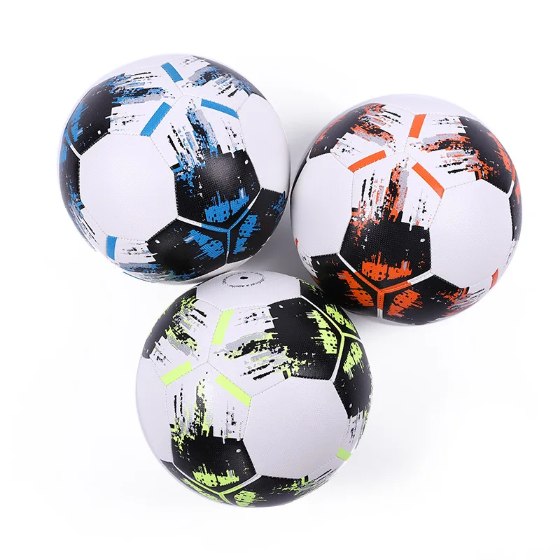 High Quality Pu Leather Sporting Soccer Ball Official Size Football Outdoor Sports Training Football Soccer Ball