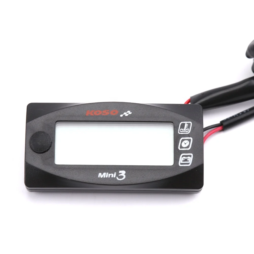 KOSO Mini 3 new arrived Waterproof motorcycle temperature meter motorcycle parts and accessories