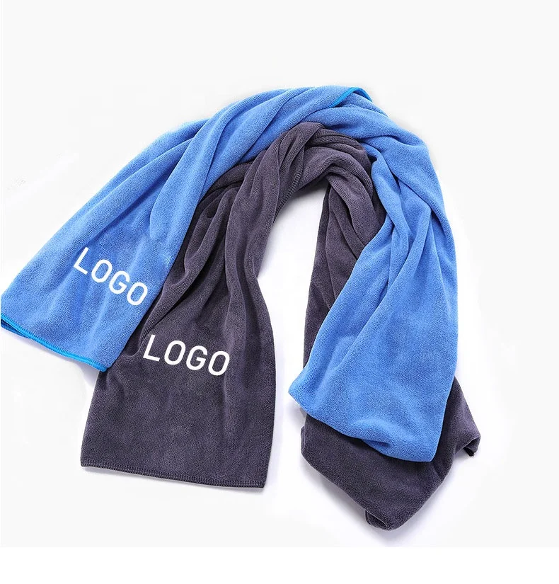 Custom embroidered logo weat towel absorbent quick drying microfiber sports fitness weight bench exercise gym towels for chair