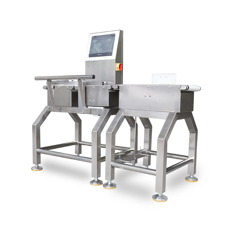 Juzheng automatic weight checker conveyor dynamic food checkweigher machine check weigher with rejector