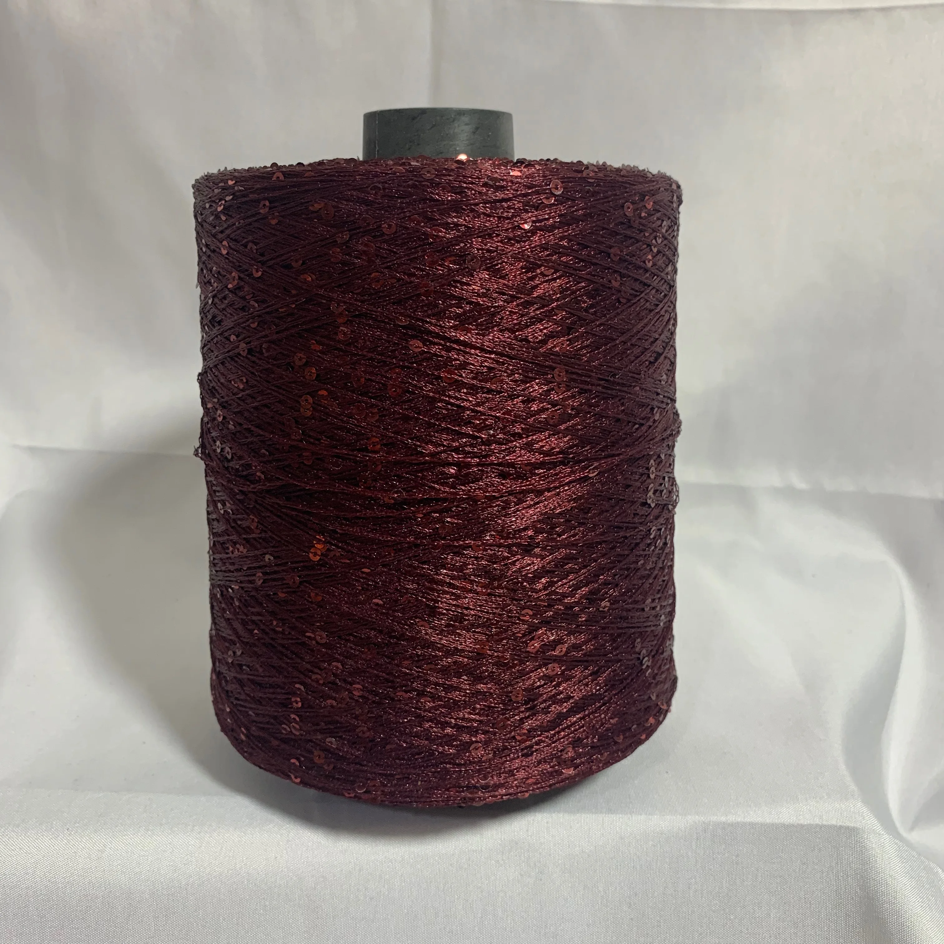 Hand Knitting Polyester Acrylic Sequins Crochet Fancy Yarn For Sweater
