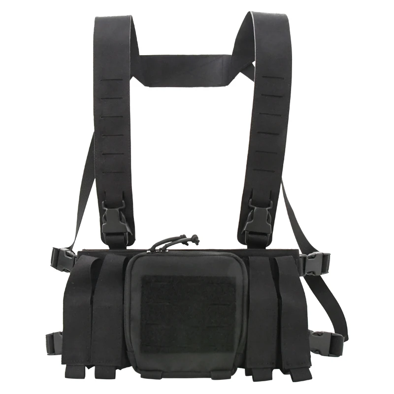 GAF Custom 1000D Nylon Tactical Equipment Chest Rig Vest Security Camouflage Combat Vest with Bag