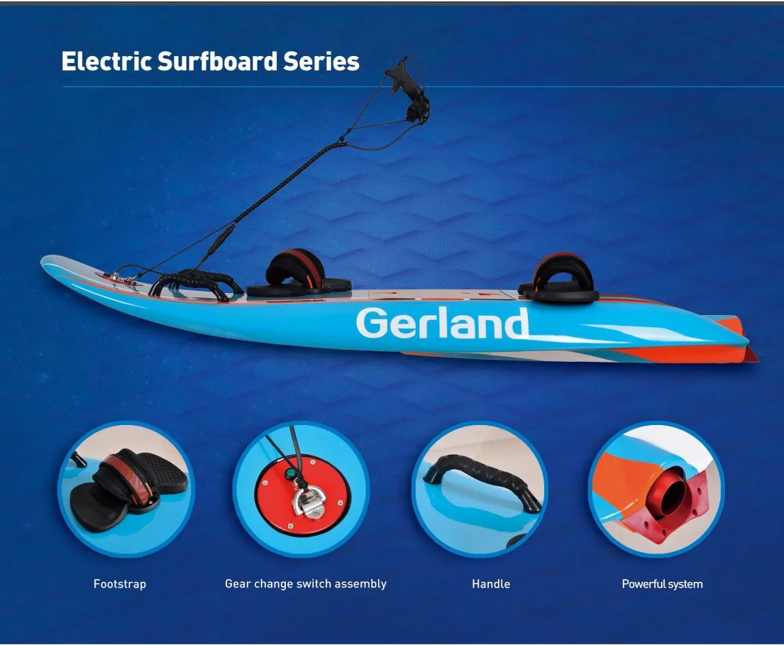 Thrilling Wave Riding Rechargeable Electric Surfboard New In Carbon Fiber Jet Surf Board Seaside Outdoor