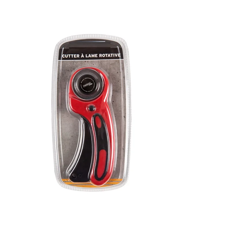 2023 High Carbon Steel Blades Cheap Promotional Paper 45mm Leather Plastic Handle Rotary Cutter