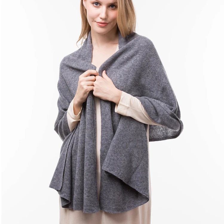 Customized Design Luxury Cashmere Scarf Long Knitted Shawl