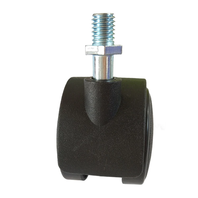 30kgs 2-дюймов черный нейлоновый резьбовой винт 2 кресло на колесах Castor