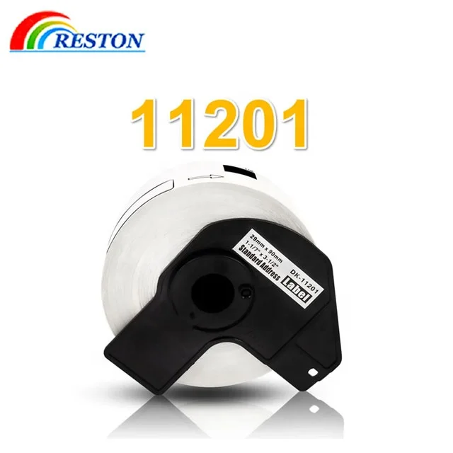 Label Roll DK-11201 DK11201 DK 11201 29mm*90mm*400pcs Standard White Paper Address Labels use for Brother