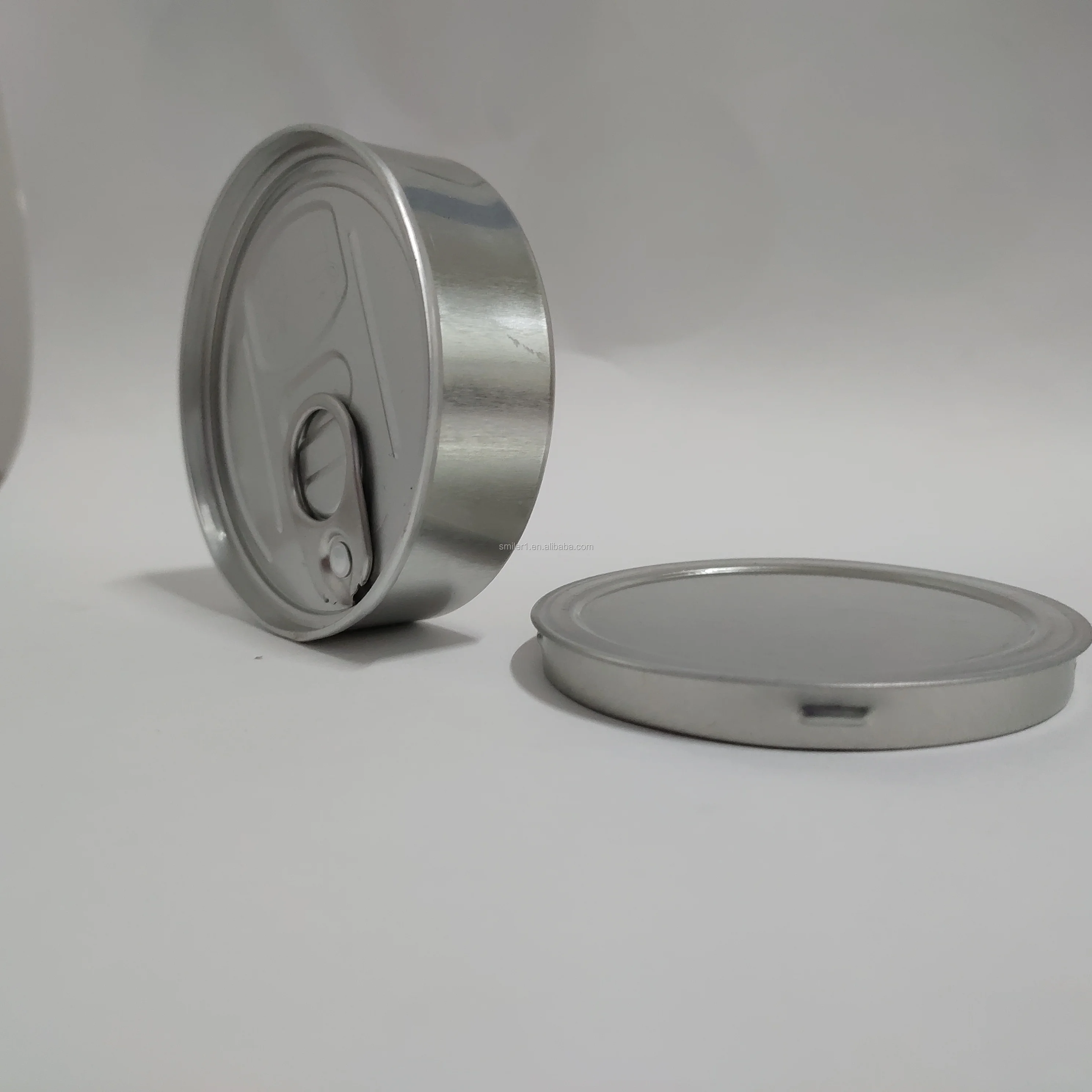 
Cali pressitins custom flavors logo stickers hand close press it tin tuna can for herb 