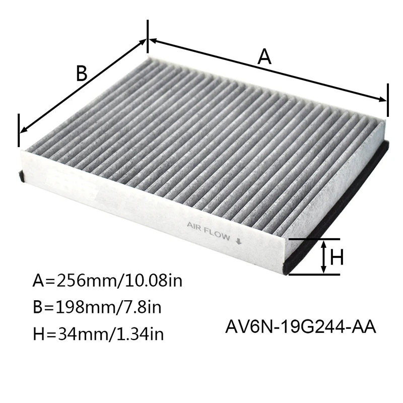  Высокоэффективный воздушный фильтр салона AV6N-19G244-AA 1709013 31369455 для FORD VOLVO