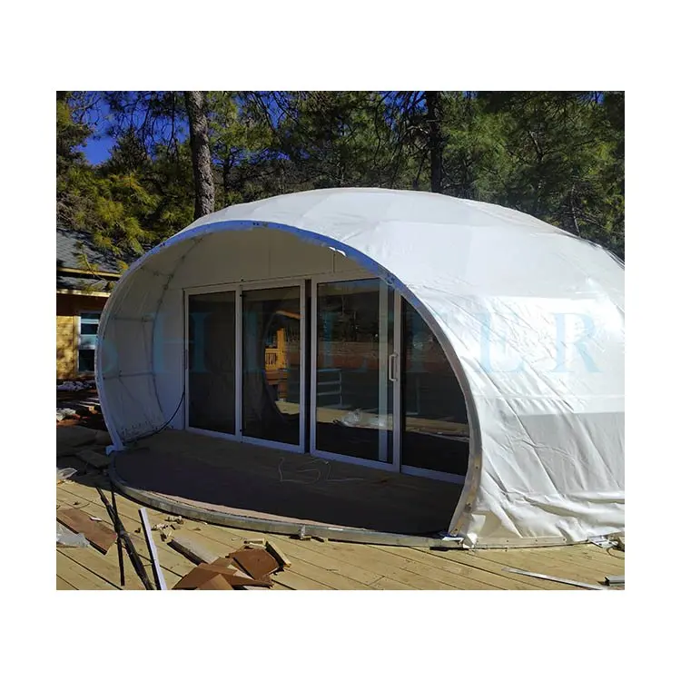 Luxury Glamping Tent Dew Shape Dome Tent for Resort