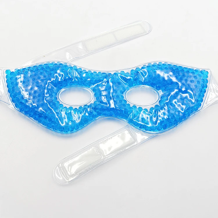 Ice Pack Eye Shade Cooler Bag  Factory supply colorful Cooling Bead Gel massage hot cold compress Eye Mask