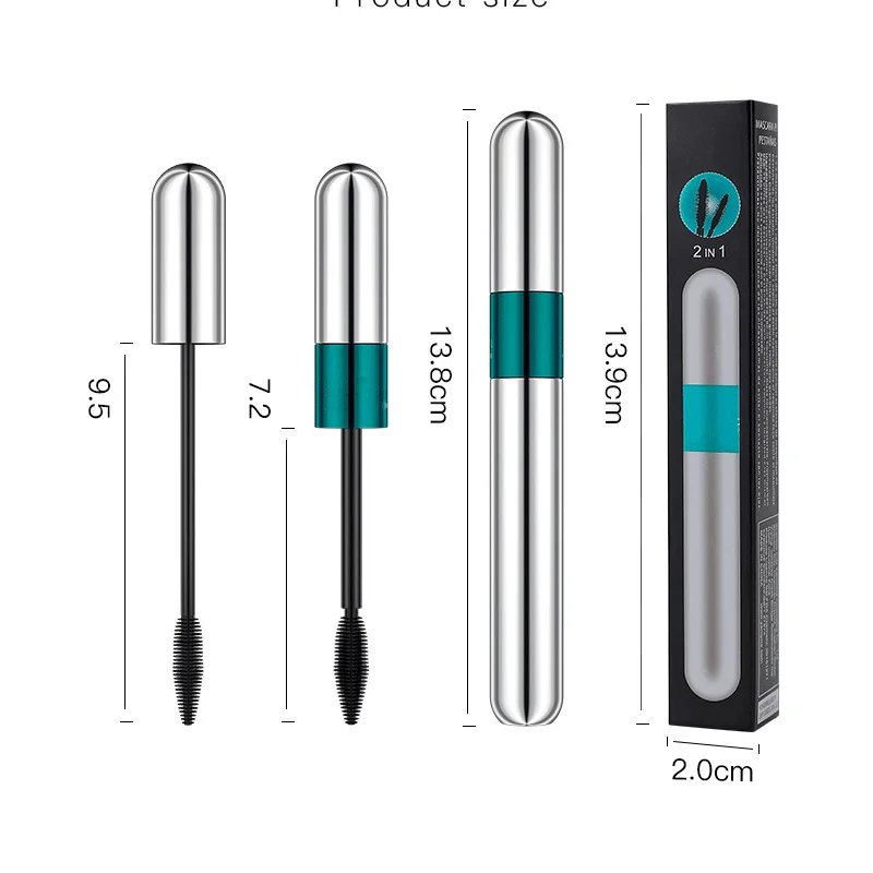 Long-Lasting 4D Silk Fiber Lash Mascara 2 In 1 Thrive Mascara Liquid Lash Extensions Mascara