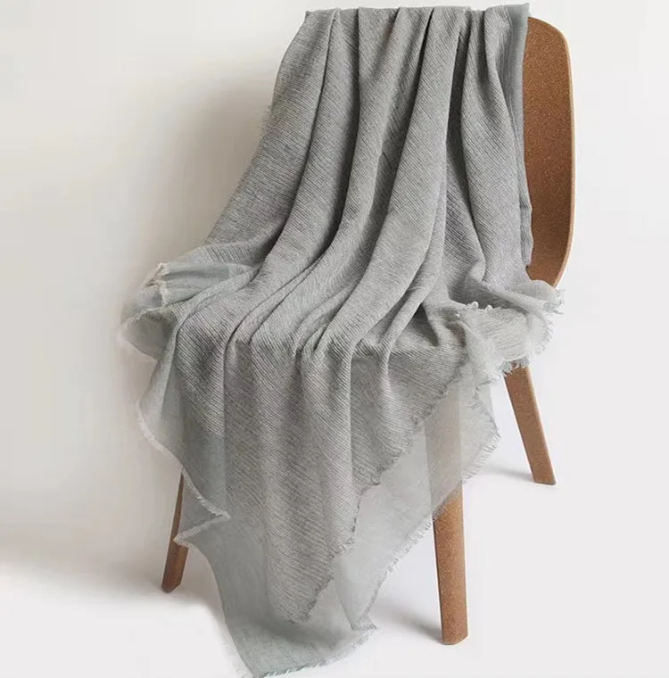 Ladies striped  square shawl autumn and winter new black scarf for women cashmere