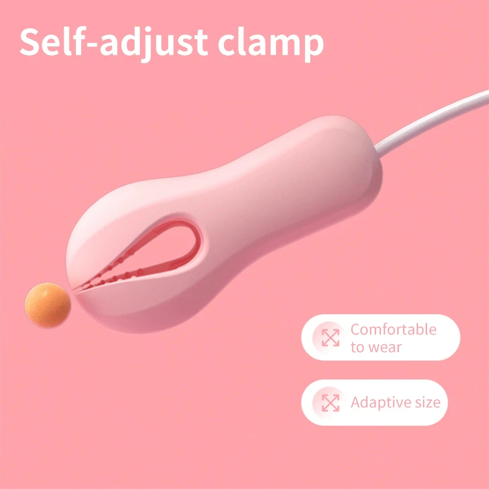 New wireless remote control 7-frequency chest massager female silicone breast stimulation nipple vibrator sex toy