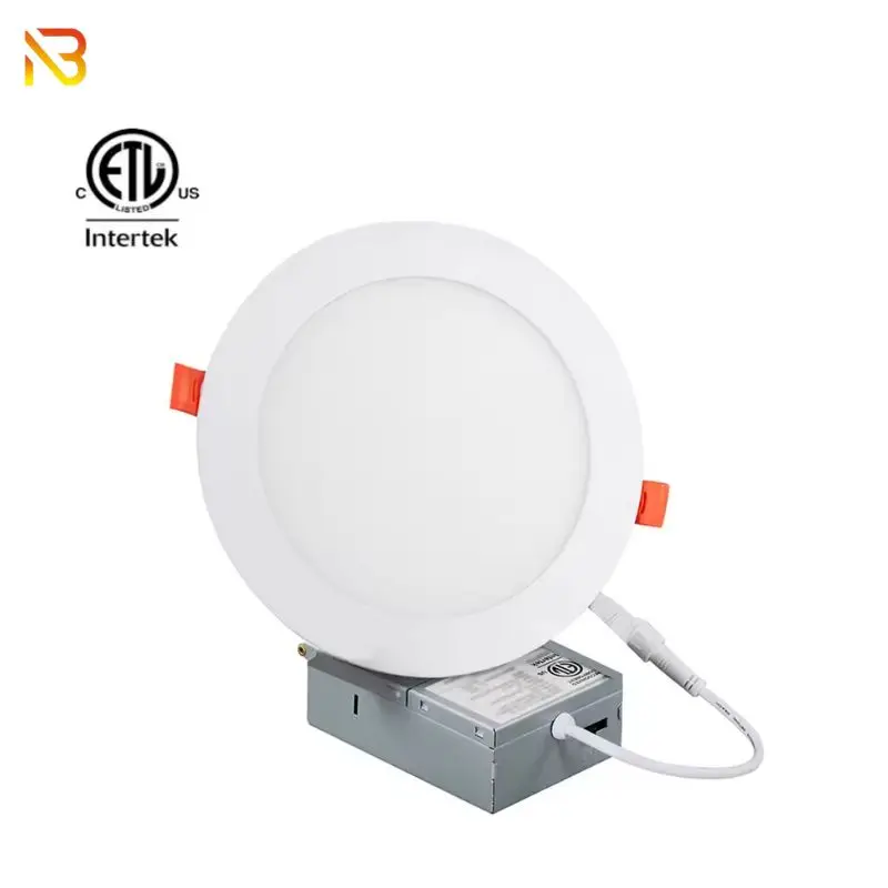 AC100-120v 6 inch dimmable recessed downlight led panel light 12w 18w 24w 30w 5CCT Chaneable