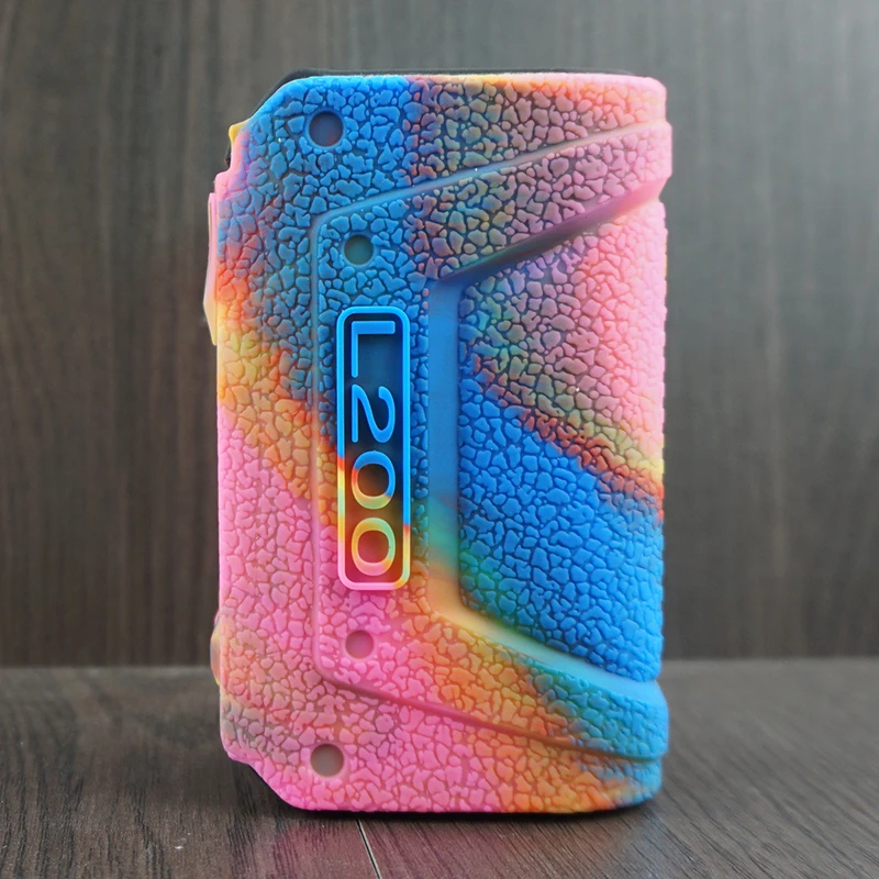 
Silicone Case for Aegis Legend 2 Kit Colorful Cases Texture Cover Protective Rubber Wrap Skin for Geekvape L200 200W Mod Vape 