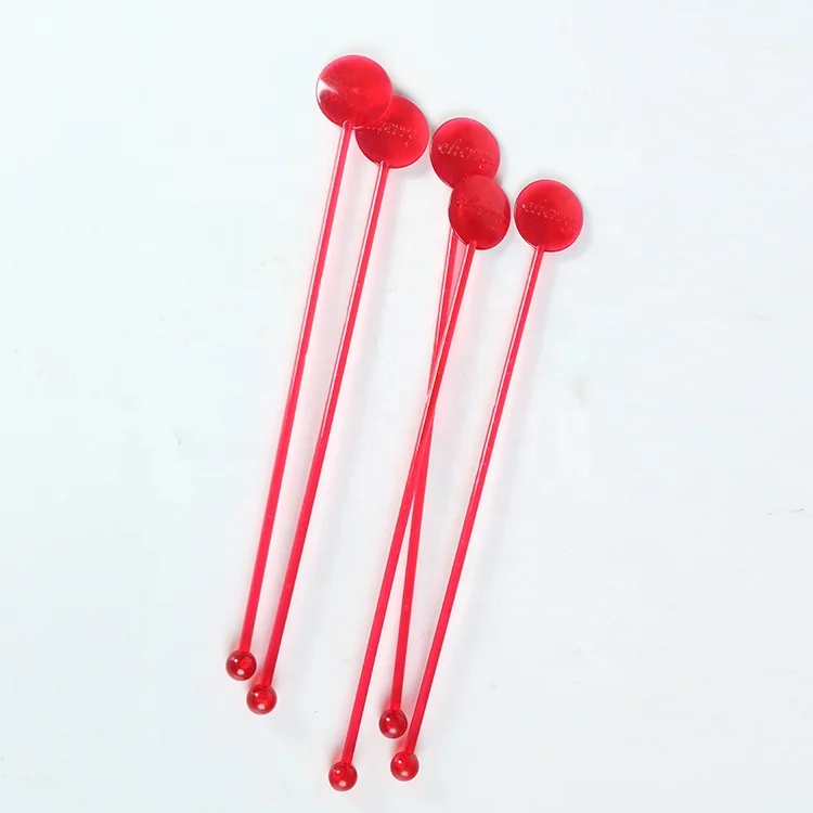 Good Selling Drink Custom Acrylic Black Personalized Stirrers