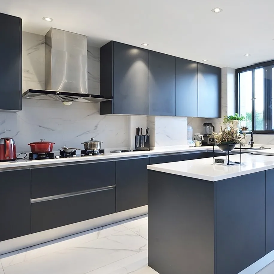 Kitchen Furniture Cabinet Simple Luxury Carcase Marble Accessories Western Classic Stone Set