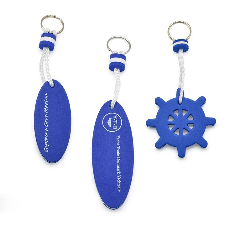 Custom logo floating key chain keyring eva foam keychains cheap price